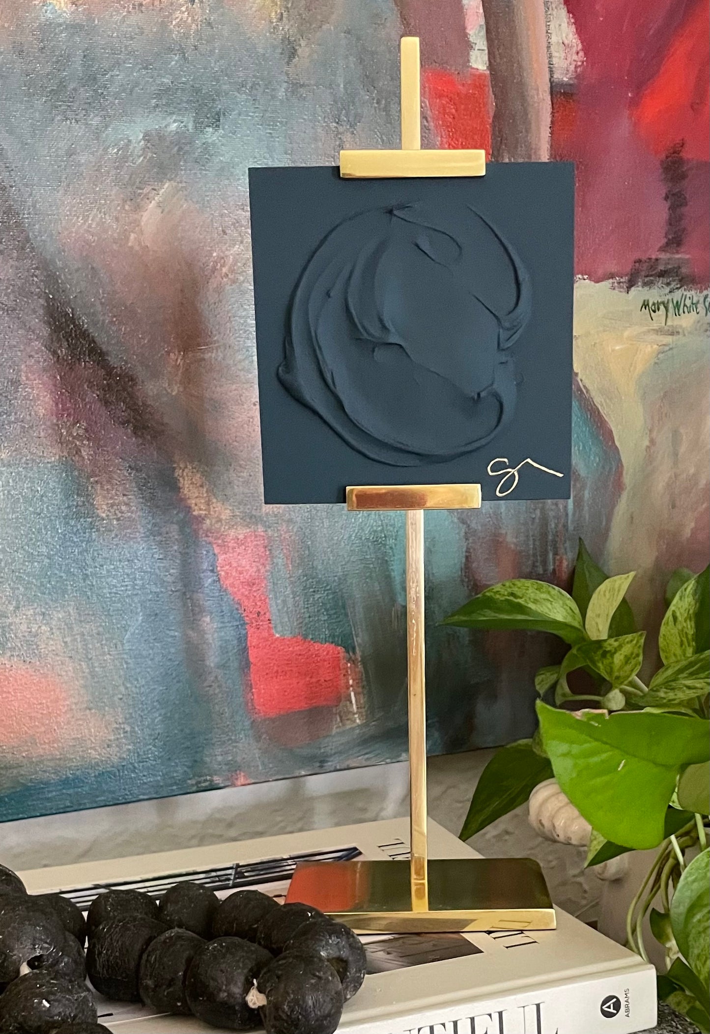 Studies On Easels -Hague Blue